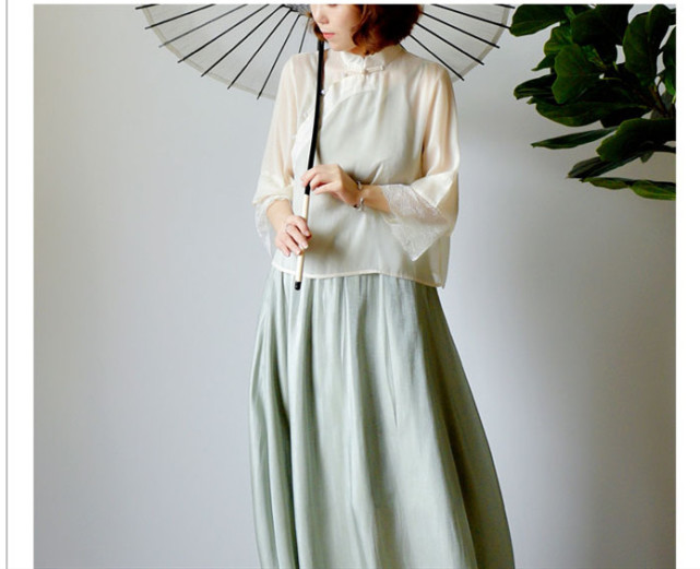 日常复古风唐装,唐装中国风女装时髦