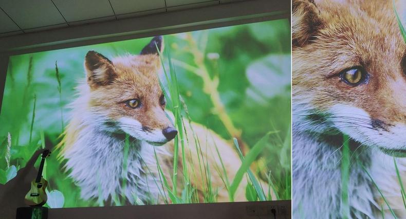 坚果u1激光电视一半出现条纹,坚果激光电视u1对比测评