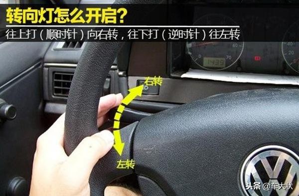 车辆灯光标志及使用场景,车内行车灯光标志介绍