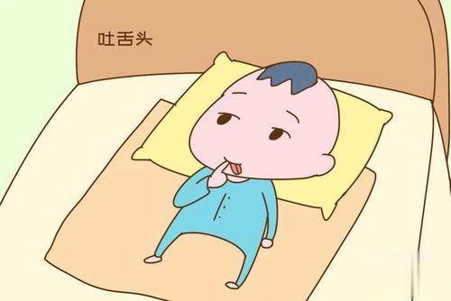 6个月小孩突然吐舌头正常吗,宝宝吐舌头还发出声音怎么回事