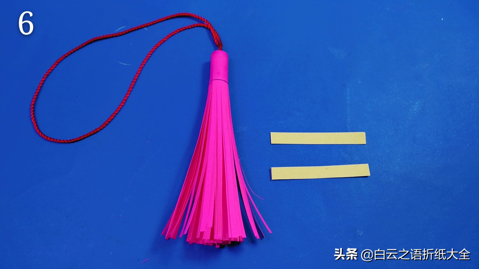 流苏折纸花,流苏上的装饰品可以怎么用折纸做