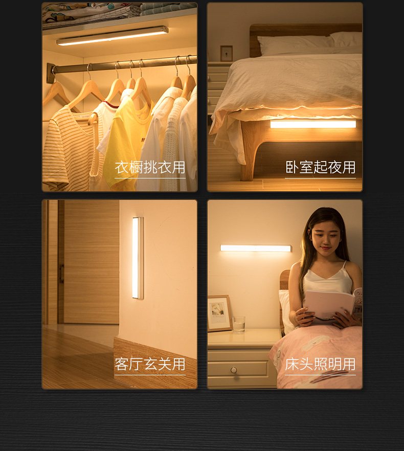 橱柜家具柜子里面装的灯，都是怎么安装的呢？灯都有什么样子的？