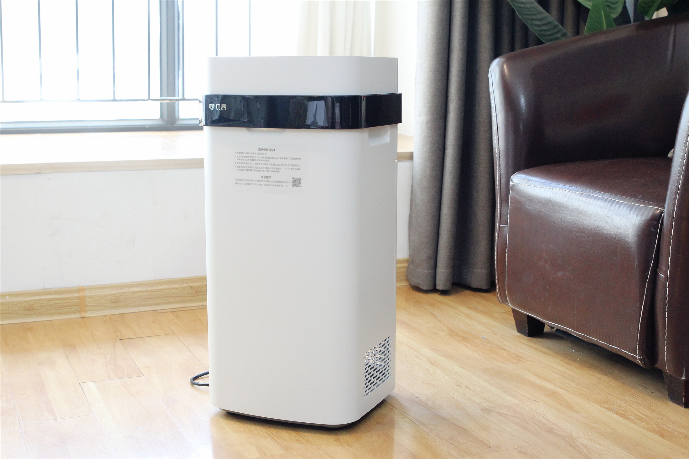 贝昂无耗材空气净化器x3h拆机,贝昂空气净化器评测图片