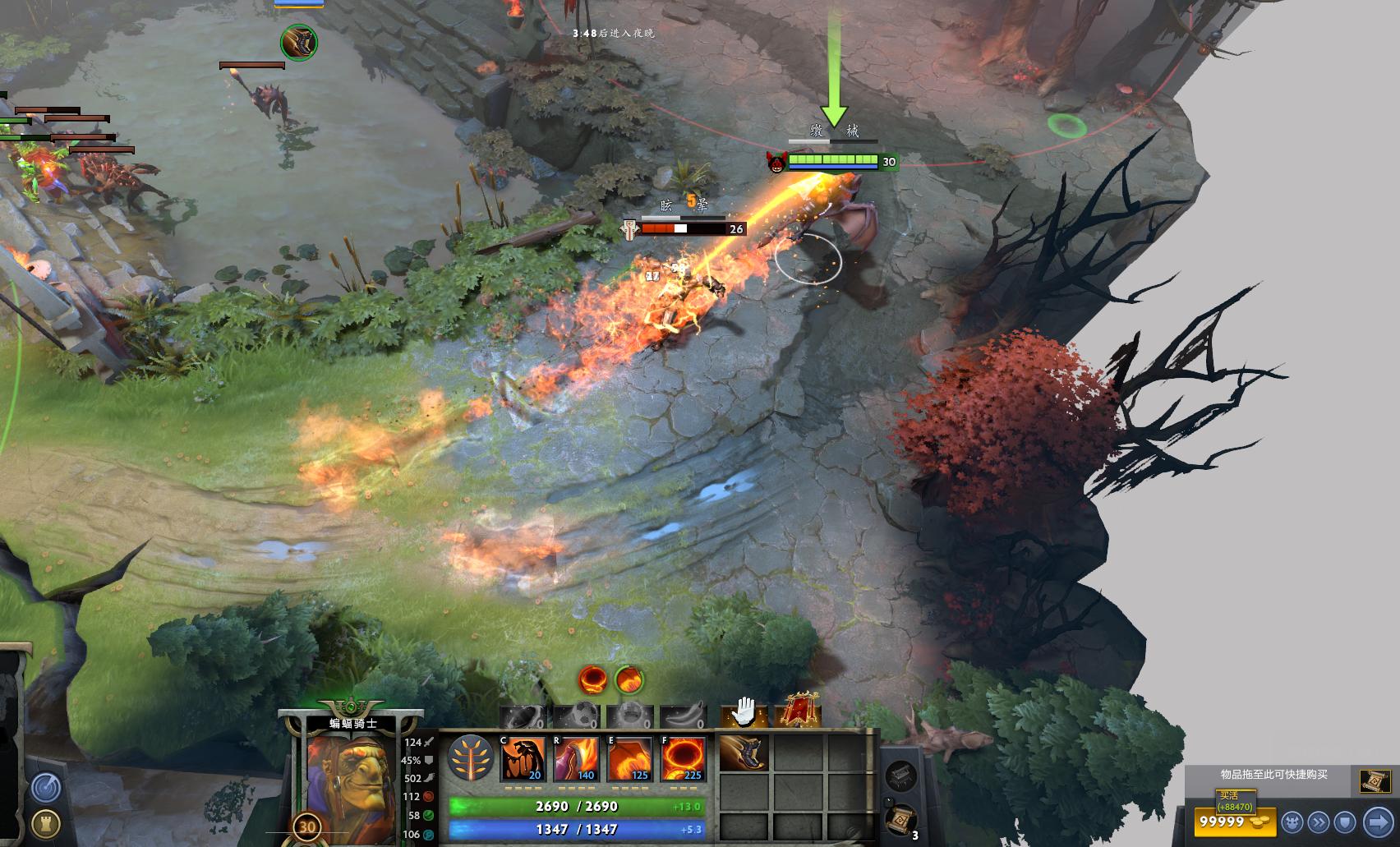 dota2蝙蝠骑士怎么打,dota2蝙蝠骑士怎么用