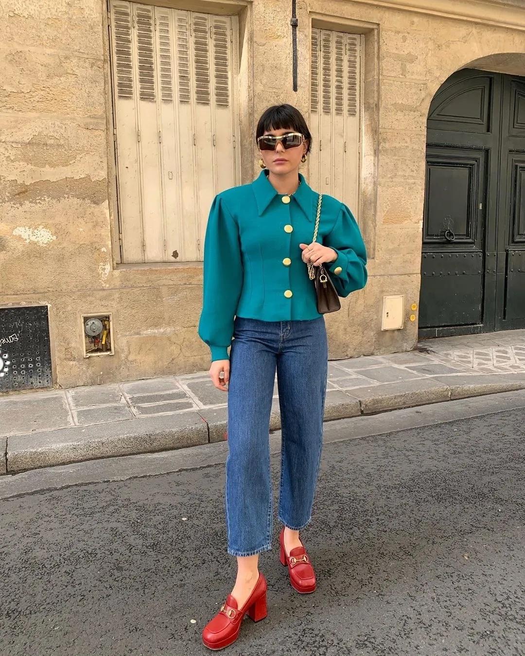 牛仔裤穿不出宽松感,牛仔裤穿不出高级感