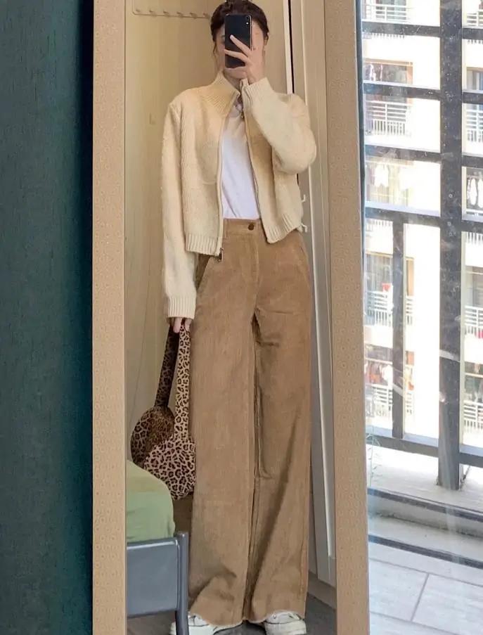 高个子胖女生裤子显瘦推荐秋冬,冬季胖女人穿什么裤子好看又显瘦