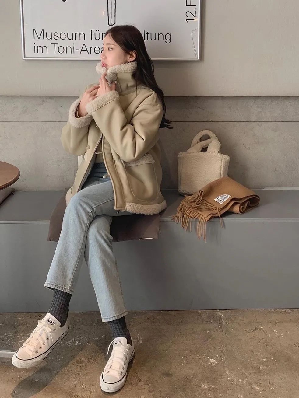 秋冬不露脚踝穿法火了,今年冬天流行九分裤露脚踝穿法