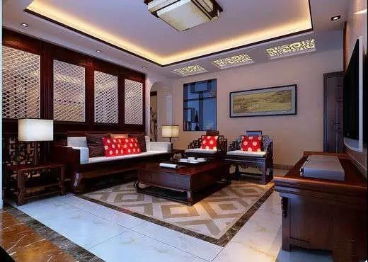 红木沙发适合什么客厅,一套红木沙发