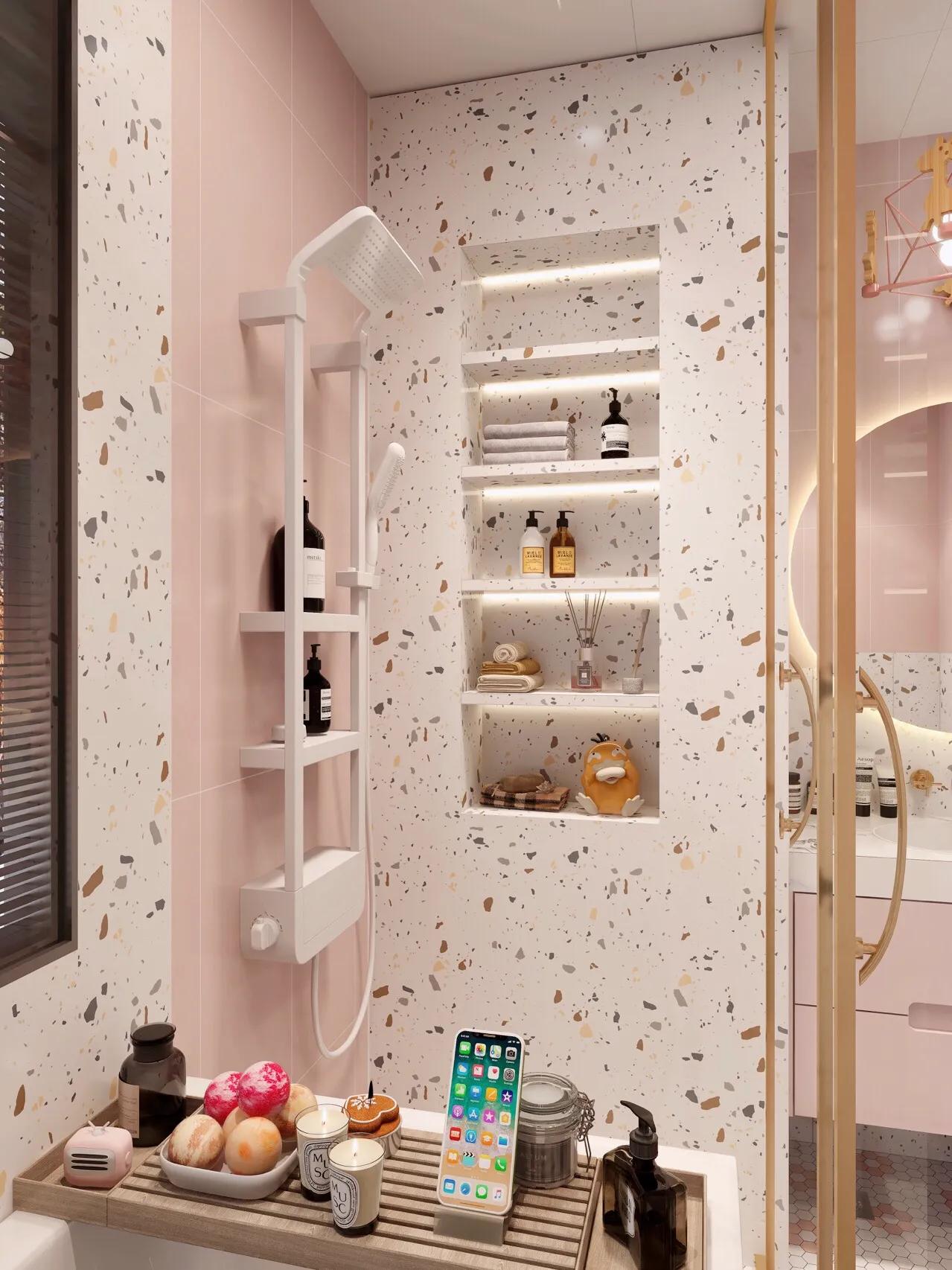 5平米浴室干湿分离,主卧4平米浴室干湿分离