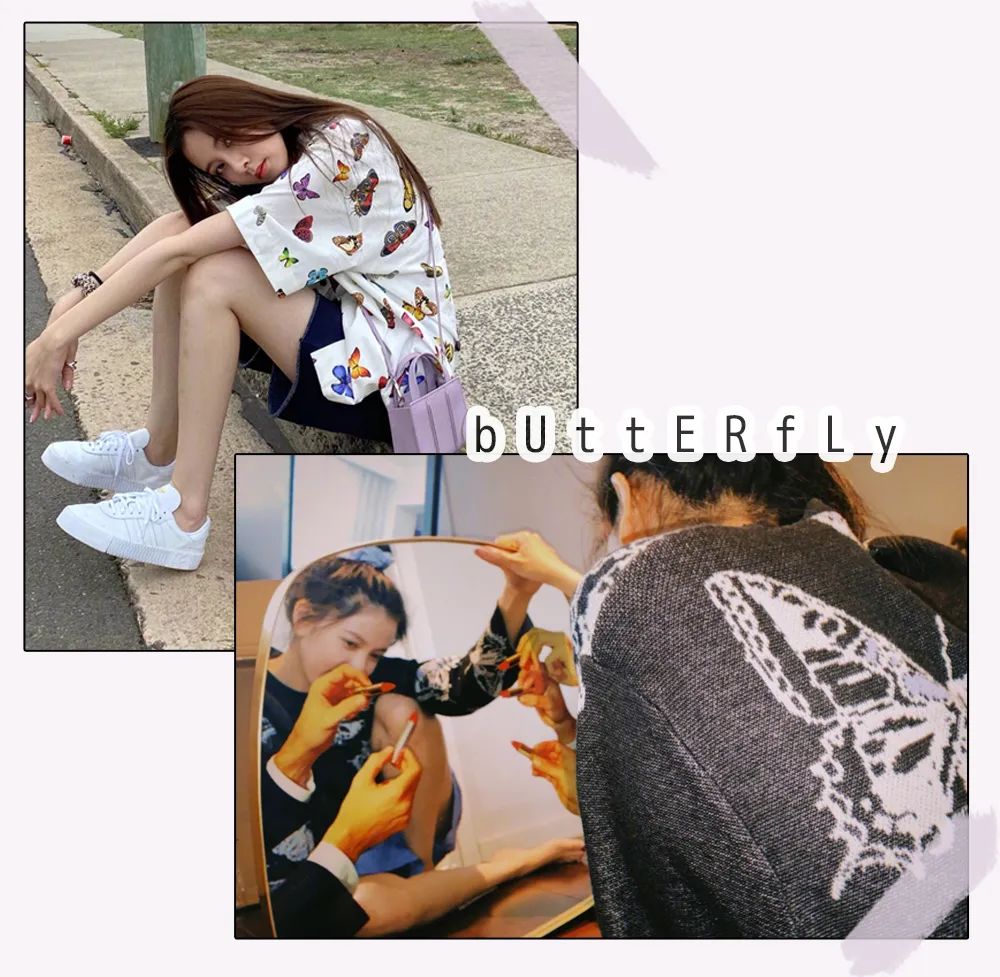 虞书欣穿搭粉色格子,虞书欣穿搭绿色小清新