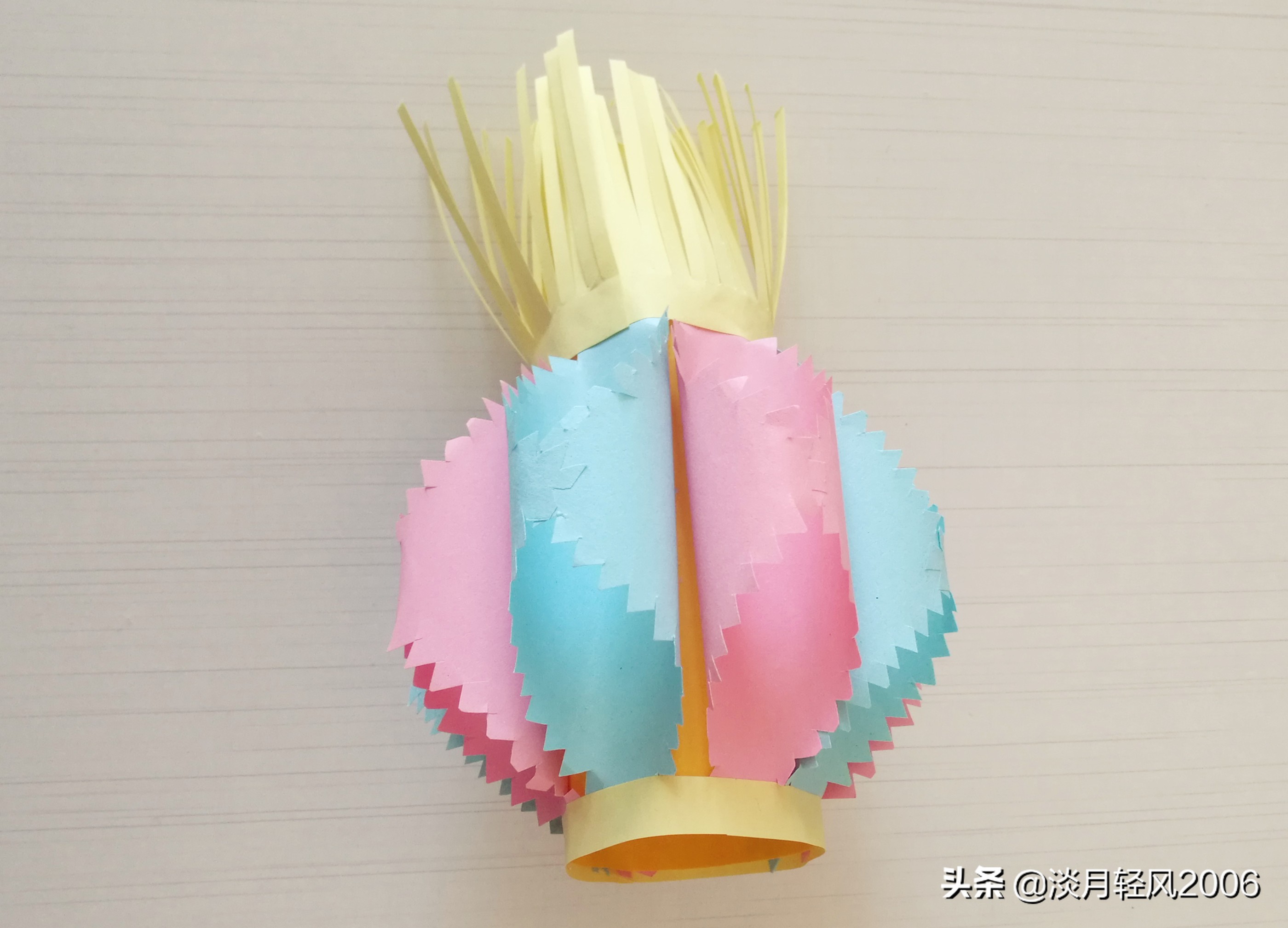 做元宵节花灯手工简单漂亮卡纸,用卡纸做元宵花灯手工简单