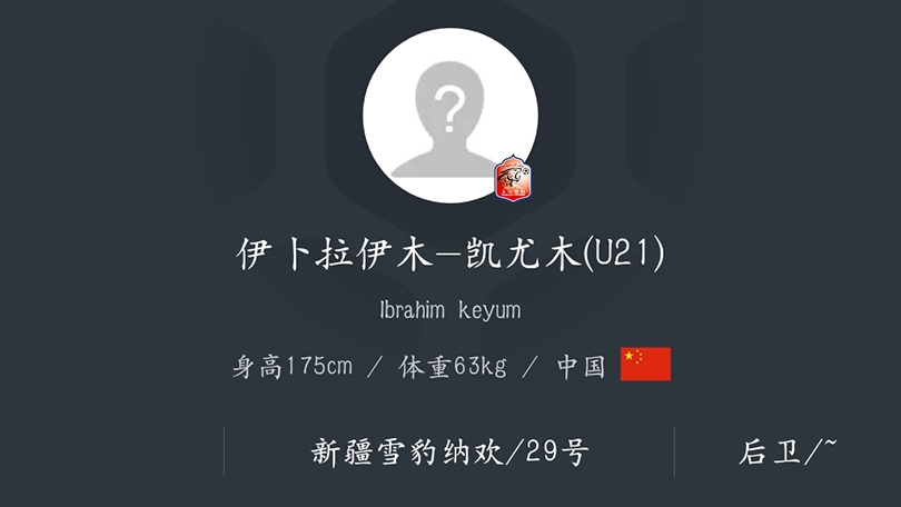 中甲新生代球员,中甲联赛天山雪豹比赛