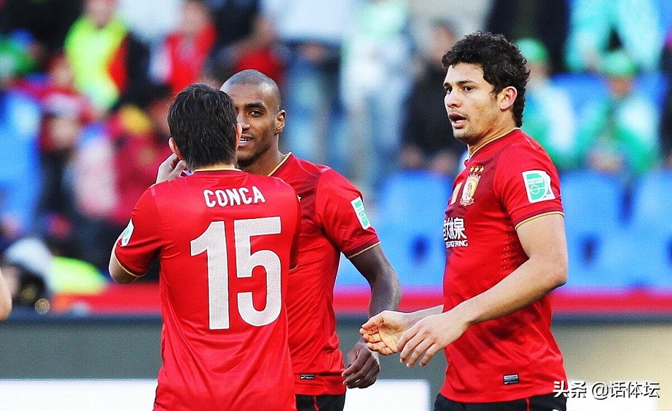 恒大为中国足球做出巨大贡献,恒大功勋6场4球