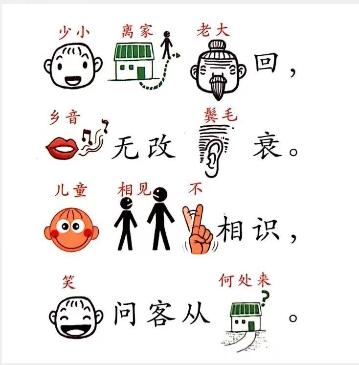 幼儿必背古诗配图,60首幼儿趣味古诗