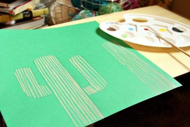 仙人掌小手工,仙人掌儿童创意手工