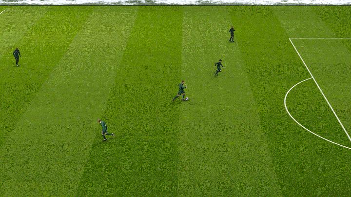 实况足球2020精准射门,实况足球运动战落叶球射门教学