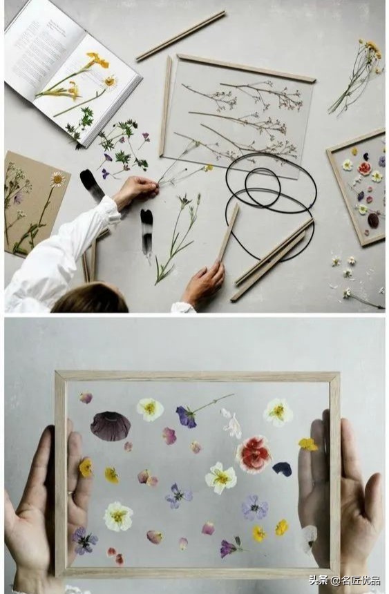 鲜花制作干花饰品教程,鲜花手工制作全过程