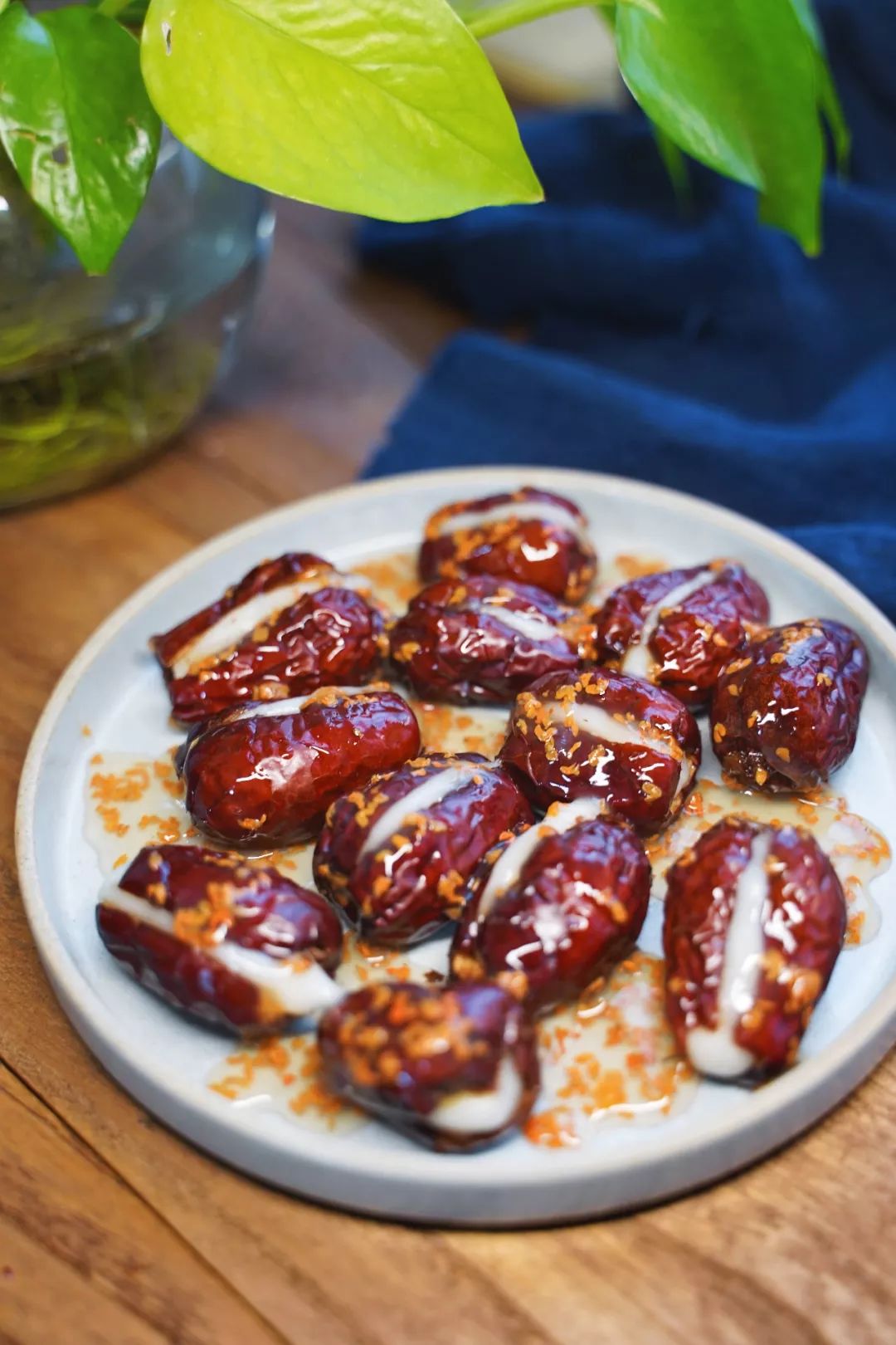 抹茶红豆红枣糯米糕做法,红枣糯米粉自制小甜品