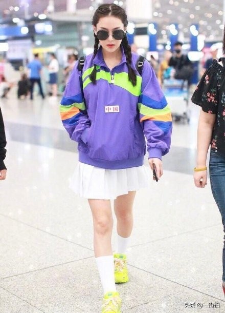 清爽明媚的运动风来了!孙娜恩秀名品蚂蚁腰,吴昕杨幂嫩回大学生