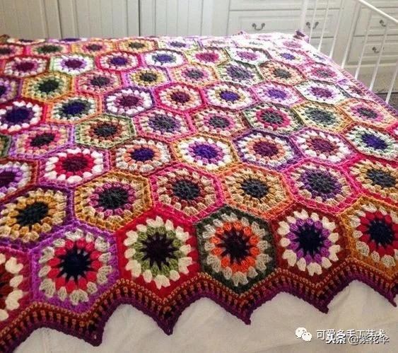 学毛线钩花一学就会简单,新手学毛线钩花