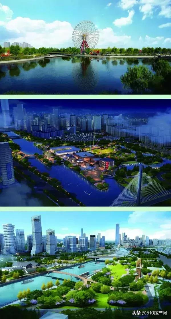 江阴一江一河规划图,航拍江阴一江一河