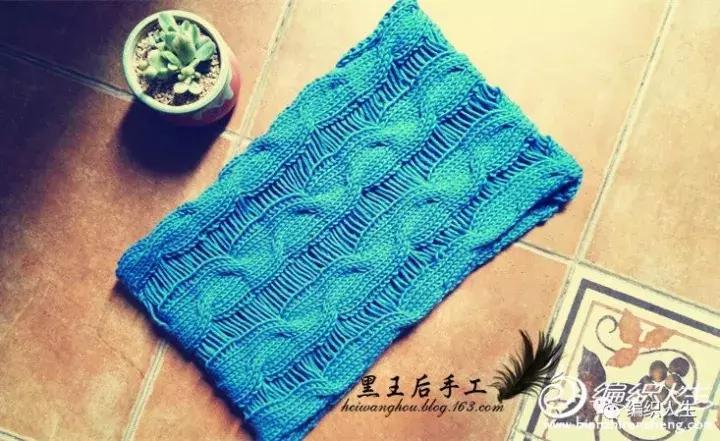 棒针麻花围脖的织法,棒针围脖的各种织法教程