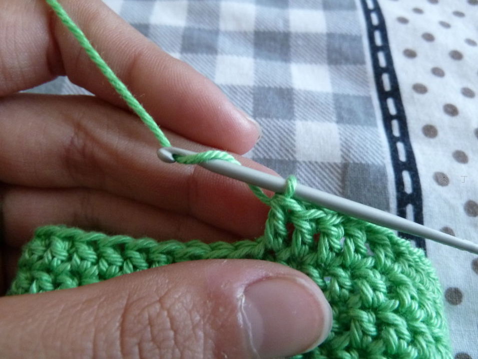 钩织护指套教程,半指分指手套钩织教程