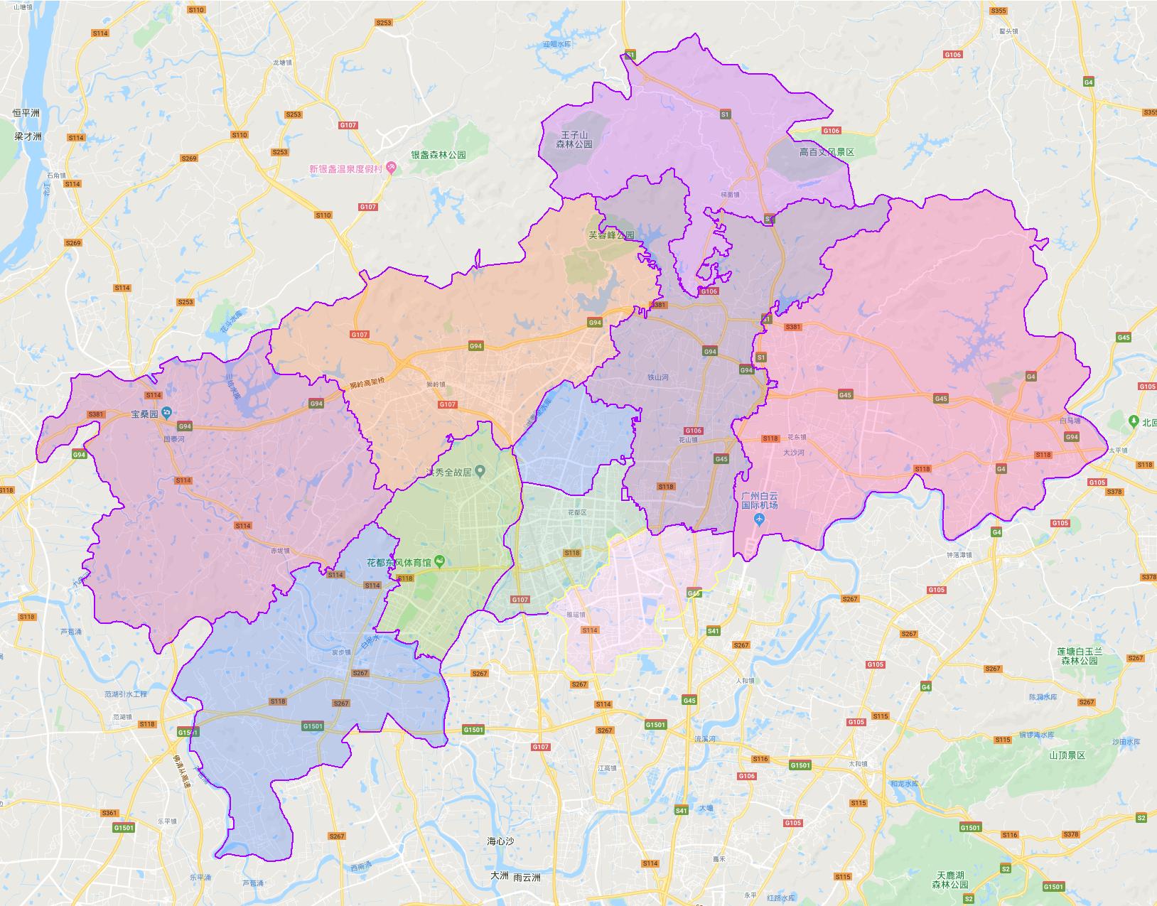 乡镇区域边界图,如何查看全国乡镇行政边界