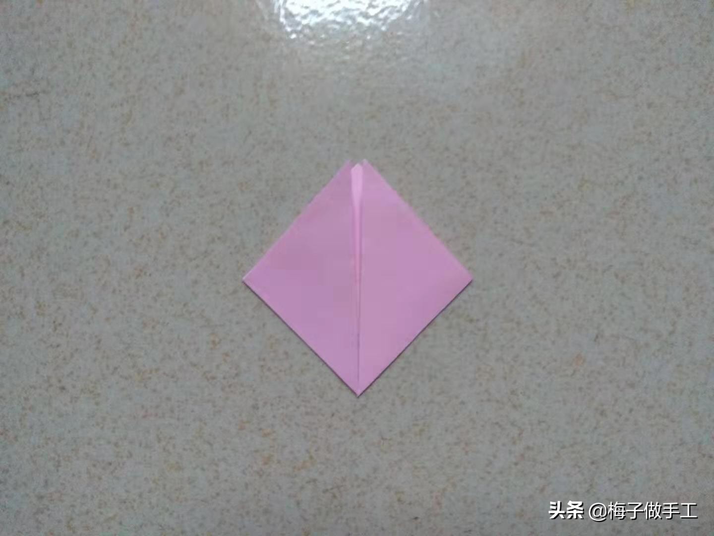 儿童手工折纸教程平底鞋,儿童手工折纸折鞋子