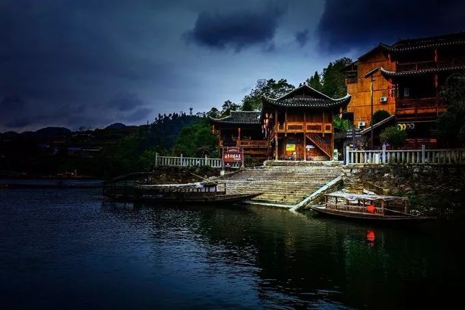 重庆酉阳酉水河风景,重庆酉阳官清乡石板村风景