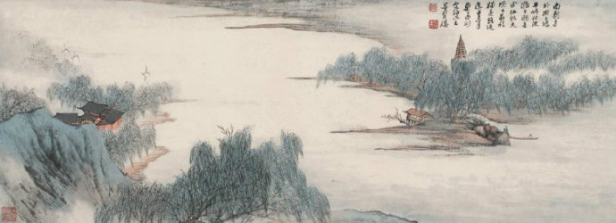 郑午昌书法真迹欣赏,郑午昌花鸟图100幅