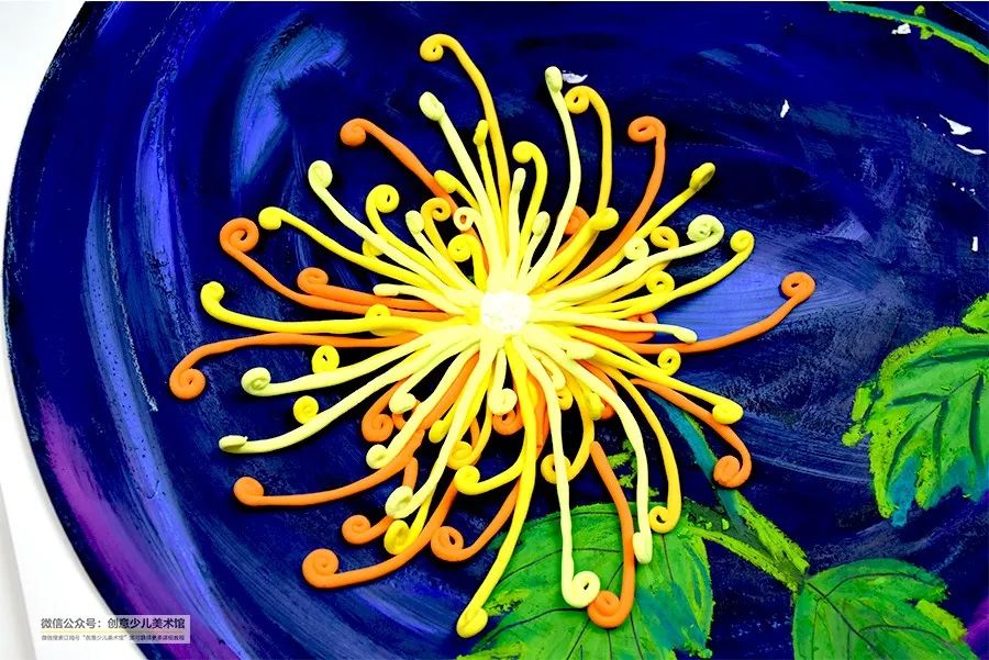 菊花写生儿童画好看又简单,秋菊怎么画漂亮又简单幼儿园