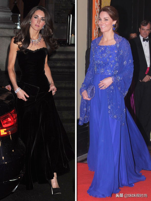 凯特与梅根礼服,凯特在王室穿搭