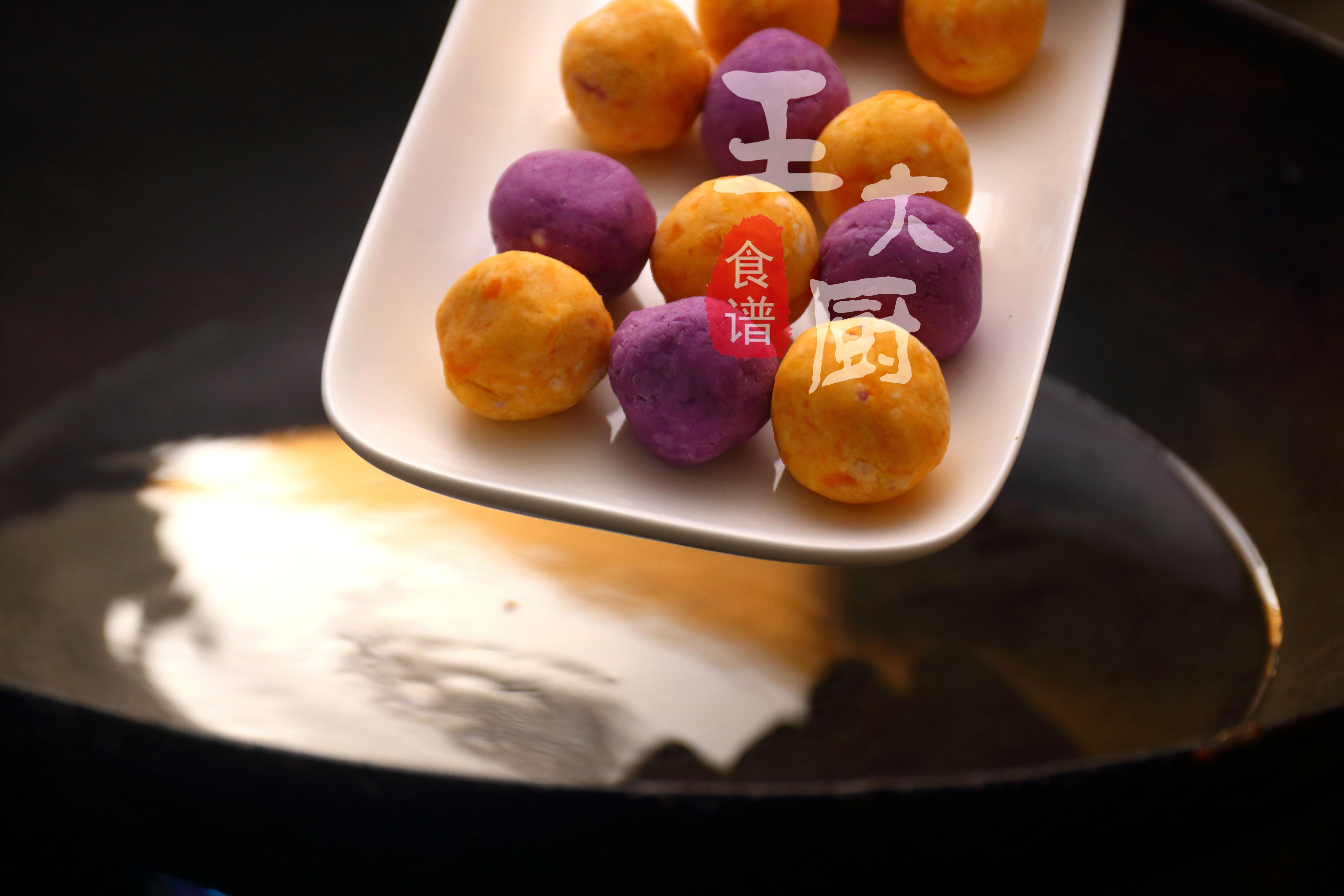 冬天的甜品，就像夏天的冷饮一样让人喜欢，紫薯芋圆小食，快试试