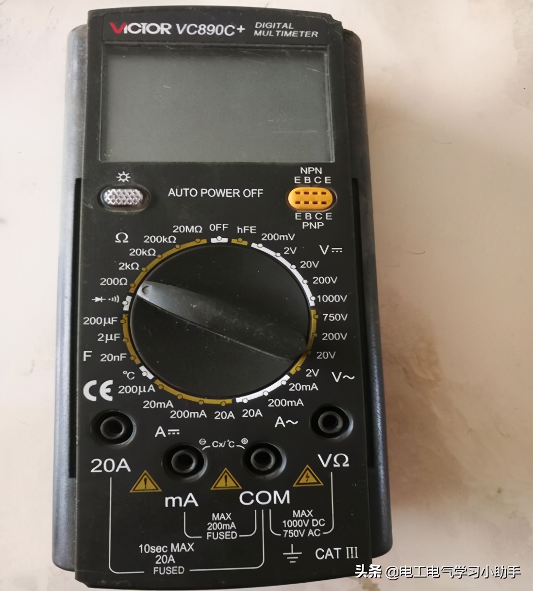 走狗屎运?老电工让胜利万用表起死回生