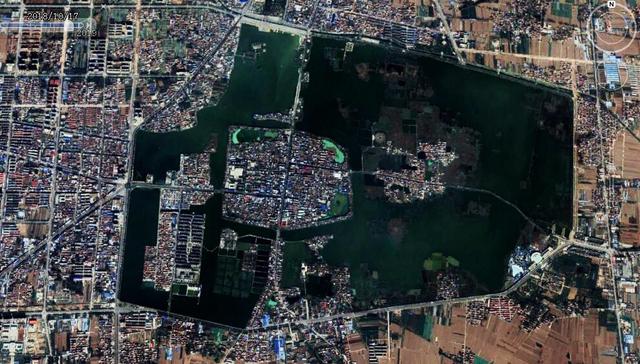 最新卫星图河南周口淮阳,淮阳县城卫星图