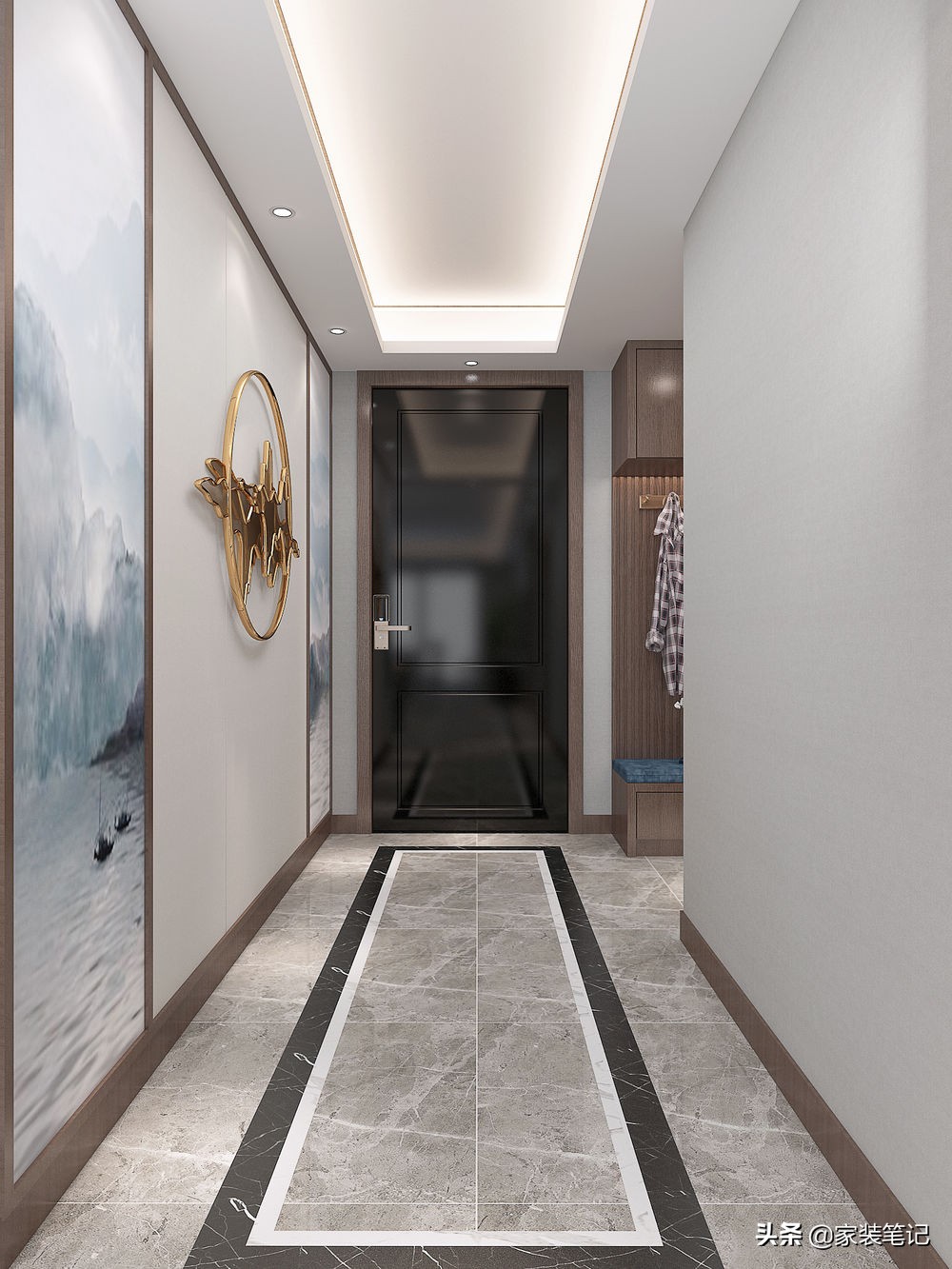 160平方新中式装修风格全屋效果图,160平复式两层装修效果图新中式