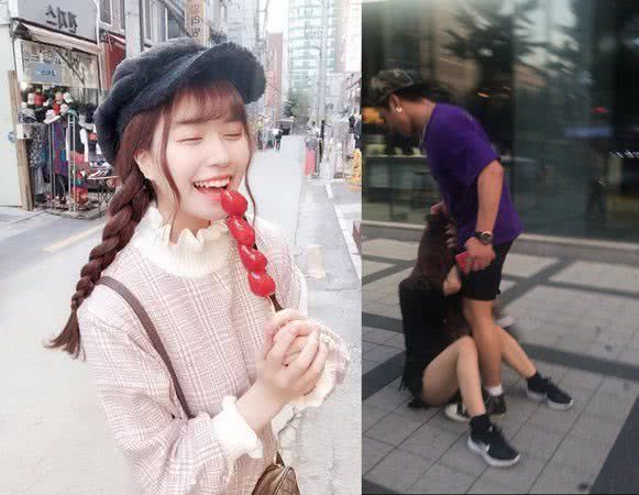 法国男子暴力打日本女子,日本街头2名男子殴打中国女子