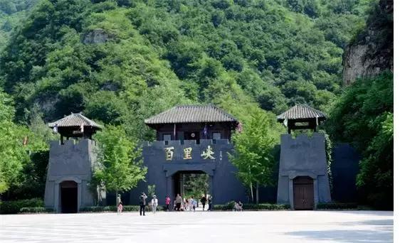 百里峡谷深处,百里峡美丽风景