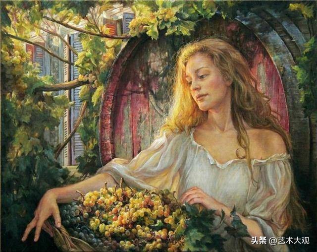 欧美顶级油画人物,人物油画的绘画教程视频