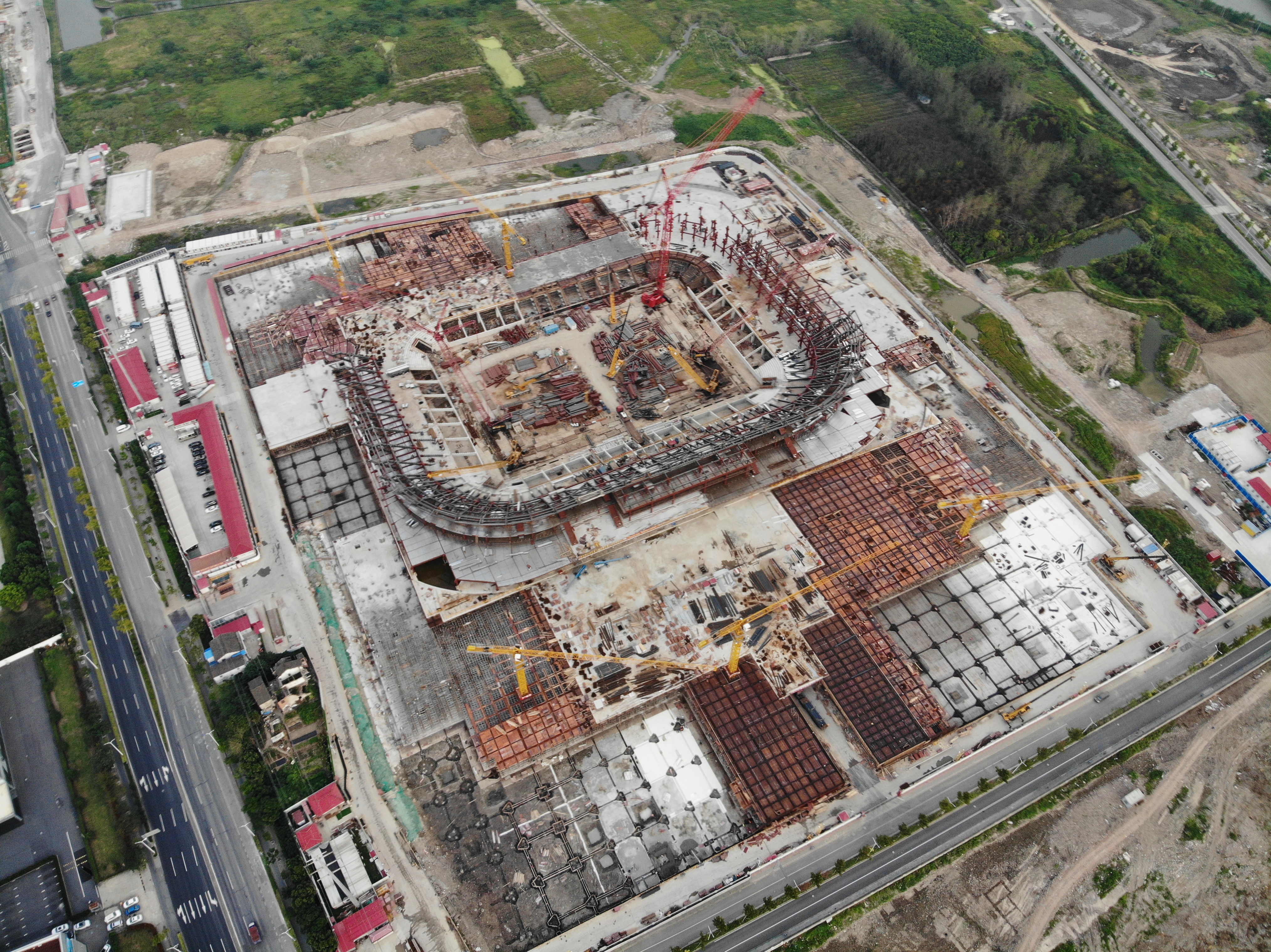 上港浦东足球场效果图,上海浦东足球场最近的比赛