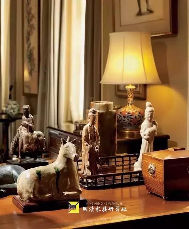 古典家具现代空间书房,古典家具与现代空间书房