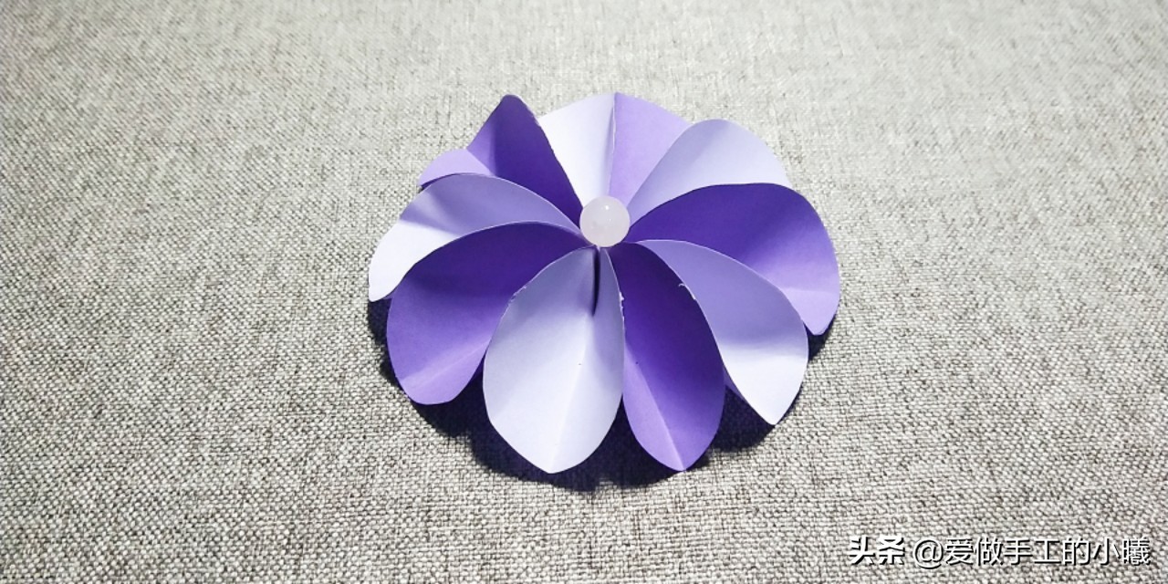 最简单的小花折纸步骤,折纸小花简单又好看