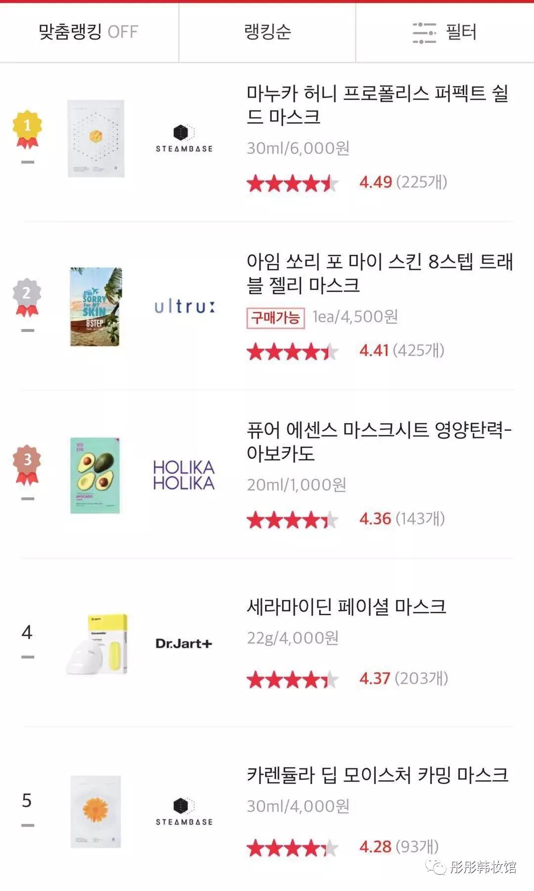 韩国公认最好用的10大面膜推荐,给大家推荐一款超好用的面膜