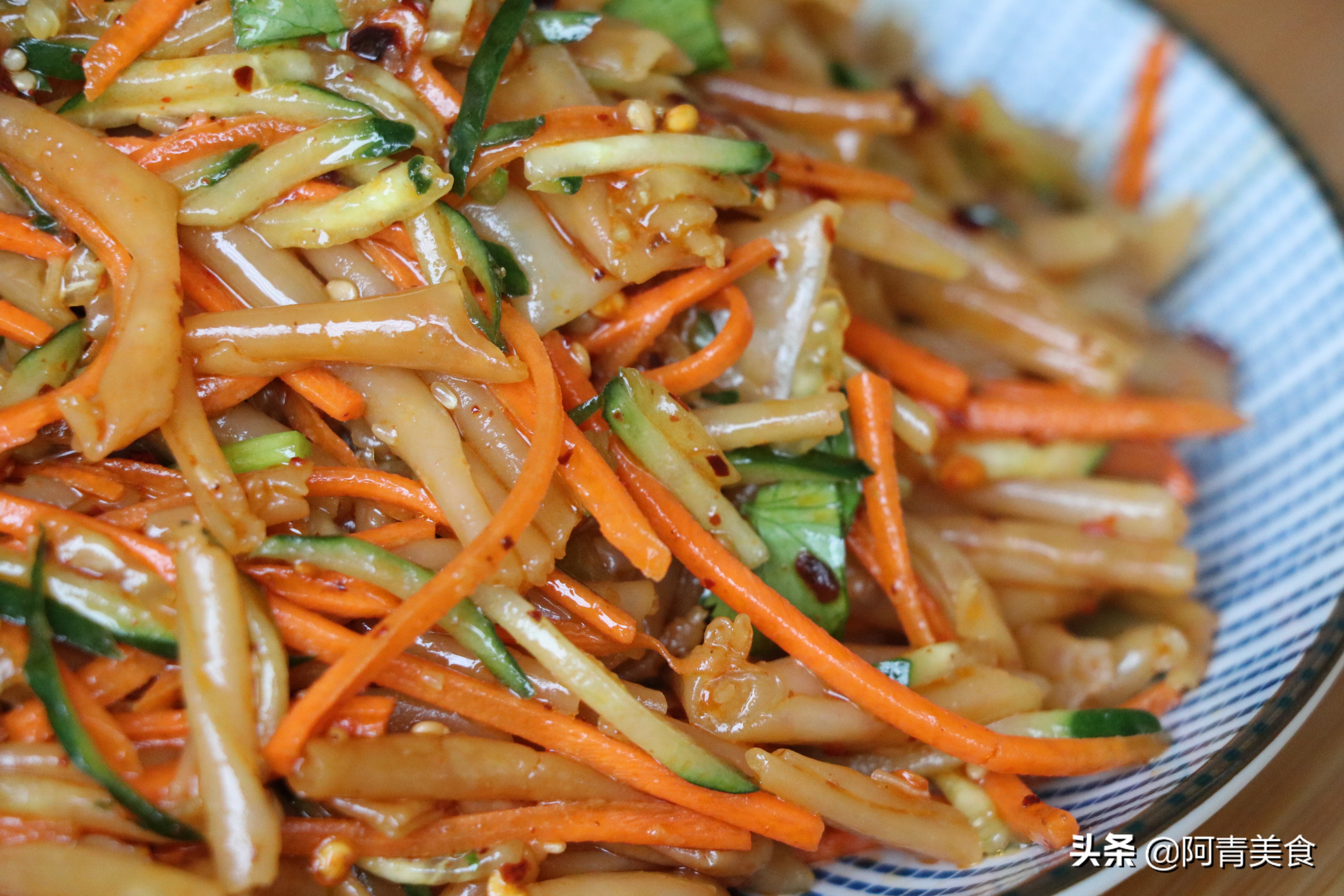 凉皮最简单快速做法不揉面不洗面,凉皮新做法不用洗面不用揉面