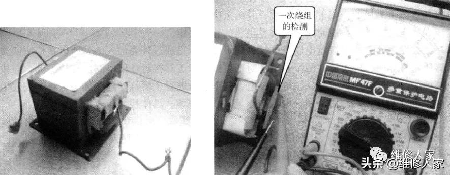 微波炉核心部件测量方法,微波炉内部所有元器件介绍