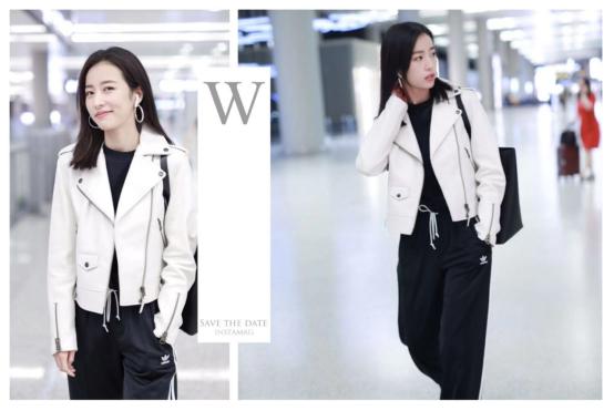 冬季穿一身白超时髦，和周雨彤学习白色服饰搭配，清纯又显白