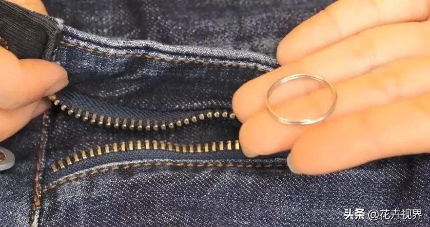 裤子拉链经常滑下来怎么用别针,裤子拉链老是滑下去怎么用皮筋
