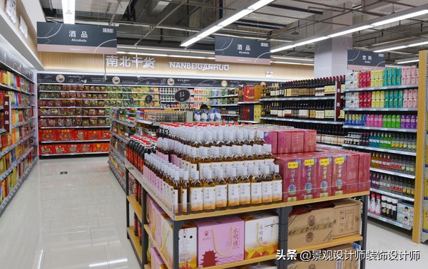 超市设计图视频,小超市货架摆放设计