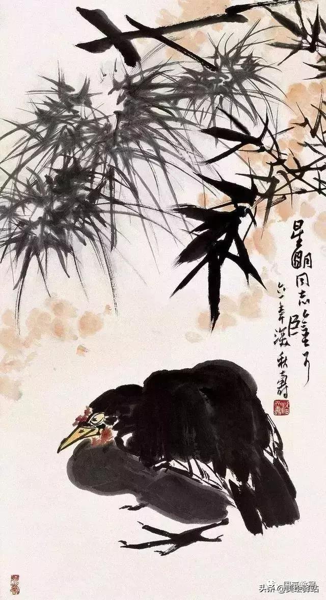 潘天寿荷花题画诗全集,日课潘天寿题画诗二首